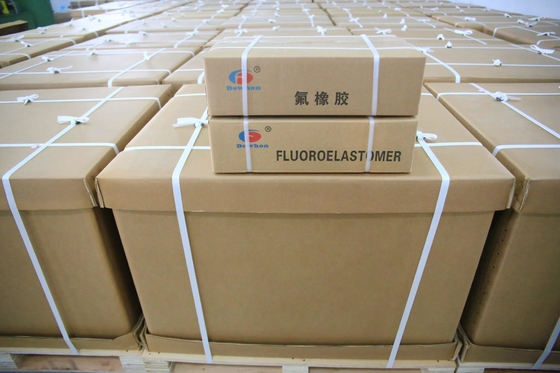 화이트 가스켓 FKM 20-60 모니 점착성 플루오르 탄소 고무 전합물 Solvay Chemours 3M에 동등