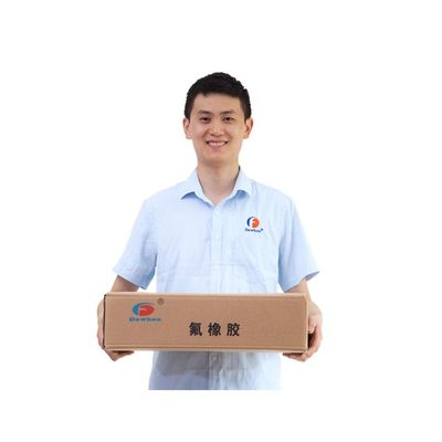 좋은 가격 오일 밀폐 및 가스켓에 대한 낮은 온도 저항 (-17) 및 압축 세트 12-20을 가진 흰색 FKM 고무 전합물 온라인으로